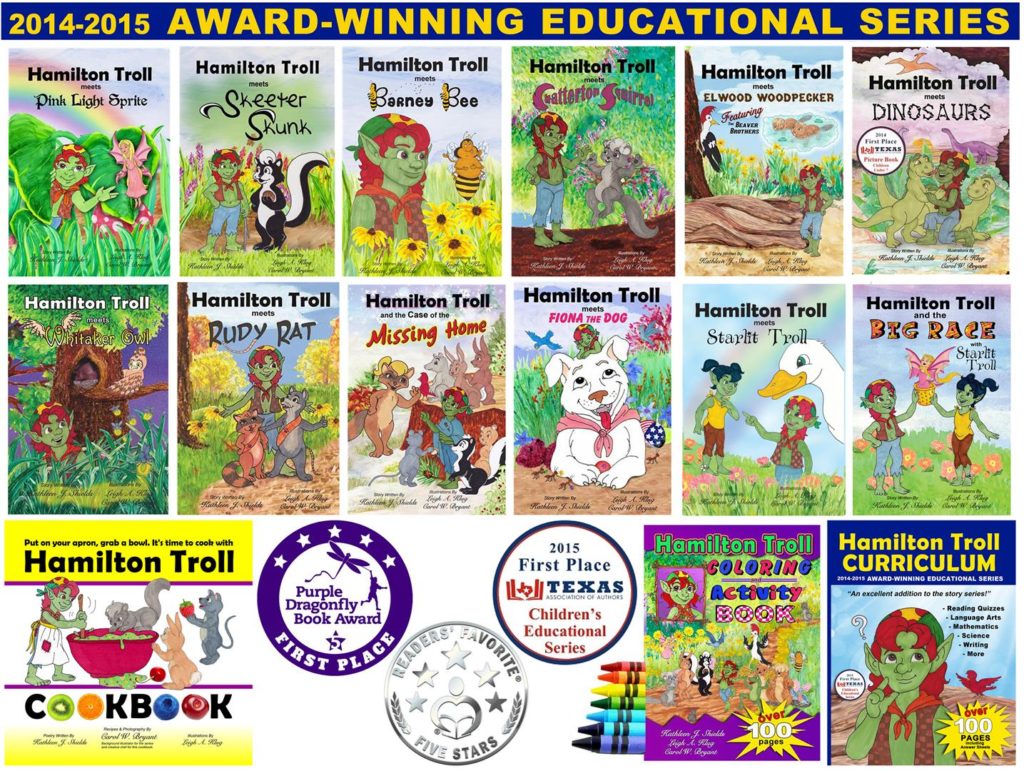 Hamilton Troll award-winning educational children's book series by author Kathleen J. Shields