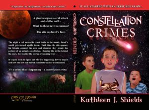 Constellation Crimes book cover by author Kathleen J. Shields