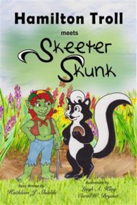 Hamilton Troll meets Skeeter Skunk by Kathleen J. Shields